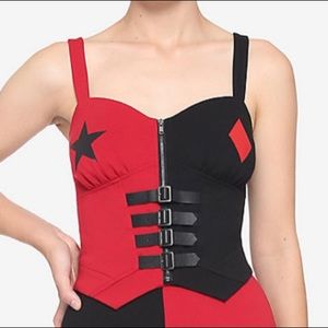DC Comics The SuicideSquad Harley Quinn Bustier